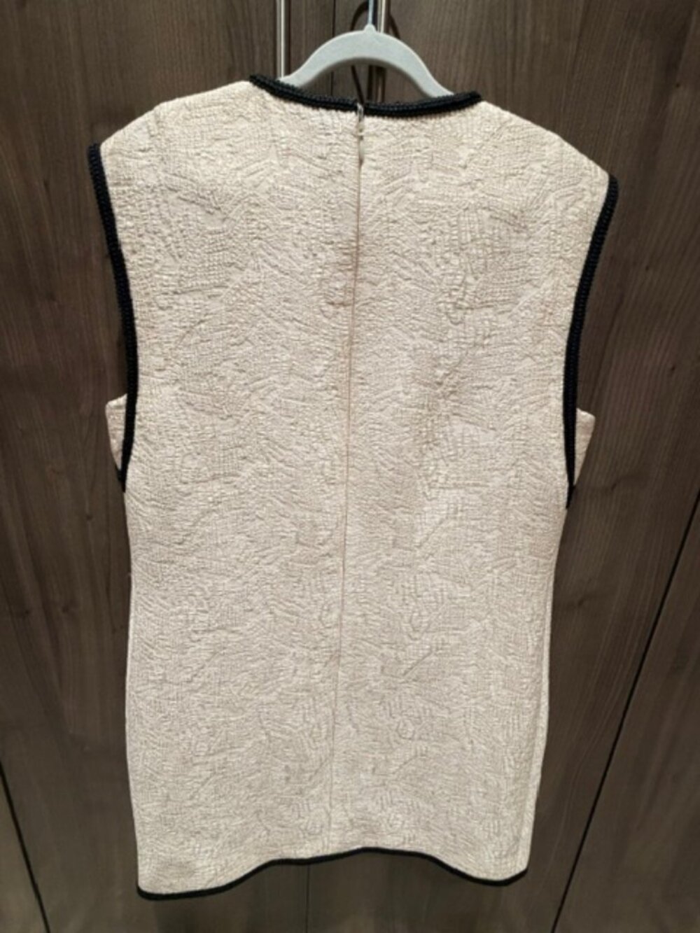 NWT Veronica Beard Ravena Ecru Jacquard Mini Dress Size 8 - Picture 9 of 14